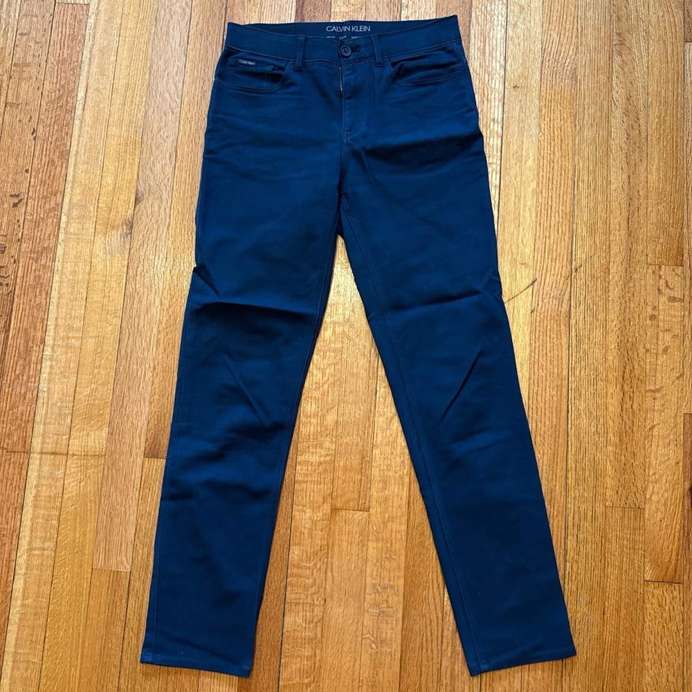 Calvin Klein Men's Dark Blue Slim Jeans